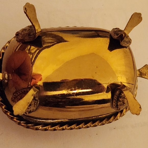 Vintage Brass Salt Cellar - Picture 3 of 12